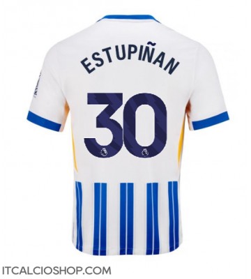 Brighton Pervis Estupinan #30 Prima Maglia 2024-25 Manica Corta